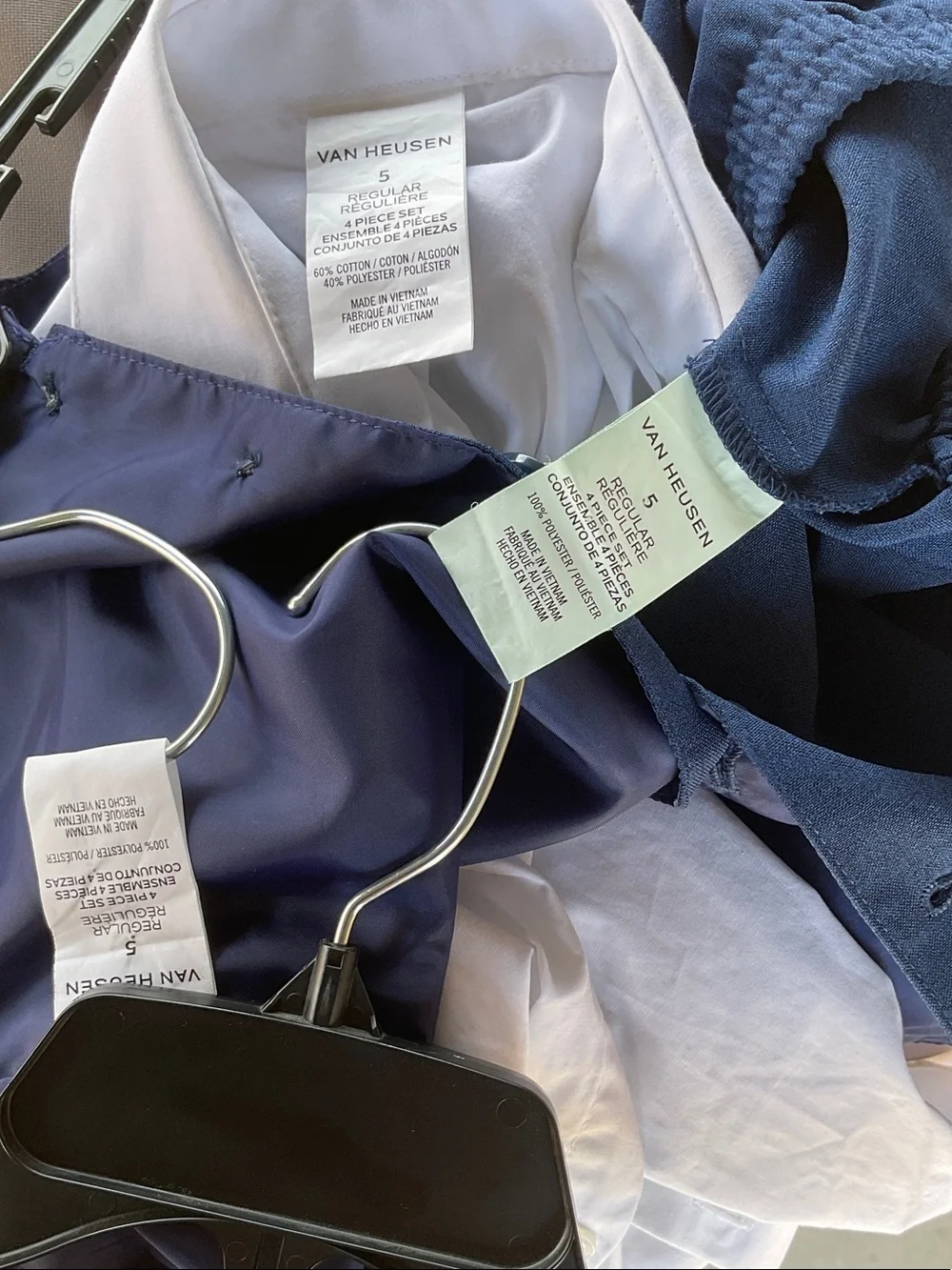 Take 50% OFF-Van Heusen Boys Navy Dress Vest & Pants Set with White Shirt, Sz-5